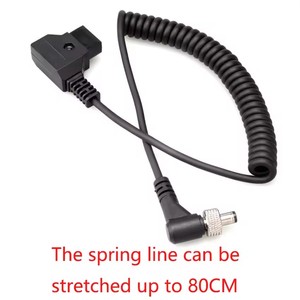 Cable de alimentación D-TAP a DC2.1/DC2.5 con tornillos de bloqueo para dispositivos de video, para monitor <span class=keywords><strong>ATOMOS</strong></span>, para cable de alimentación SMAII HD 702 TOUCH DC - Product Image 1
