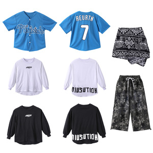 Vêtements de danse de rue pour enfants, vêtements de hip-hop pour garçons, vêtements de performance de batterie, ensembles de style hip-hop jazz - Product Image 5