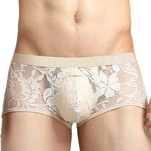 <span class=keywords><strong>Calzoncillos</strong></span> Boxer Sexys para <span class=keywords><strong>Hombre</strong></span>, de Encaje Transparente, Ropa Interior de Malla, <span class=keywords><strong>Calzoncillos</strong></span> <span class=keywords><strong>Transparentes</strong></span>, <span class=keywords><strong>Calzoncillos</strong></span> de Cintura Baja para <span class=keywords><strong>Hombre</strong></span> - Product Image 5