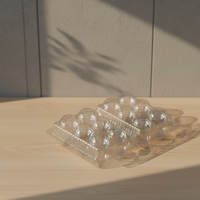 Plateau d'emballage rectangulaire en plastique PET recyclable de qualité alimentaire, vente en gros d'usine, pour gâteaux, chocolats, bonbons, boules de taro, personnalisable
