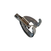 Charnière de lit épaissie en acier inoxydable chromé, pièce de connexion à visser, accessoires de quincaillerie pour meubles
