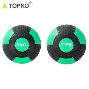 TOPKO Nuovo Design <span class=keywords><strong>Palla</strong></span> <span class=keywords><strong>Medica</strong></span> in Gomma Bicolore Personalizzabile per Allenamento di Forza e Core - Product Image 3