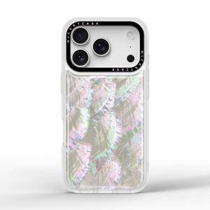 Étui de téléphone personnalisable Aikusu de luxe bleu, violet, rose, en nacre pour femmes, pour iPhone 17, 16, 15, 14, 14, 12 Pro Max - Product Image 1