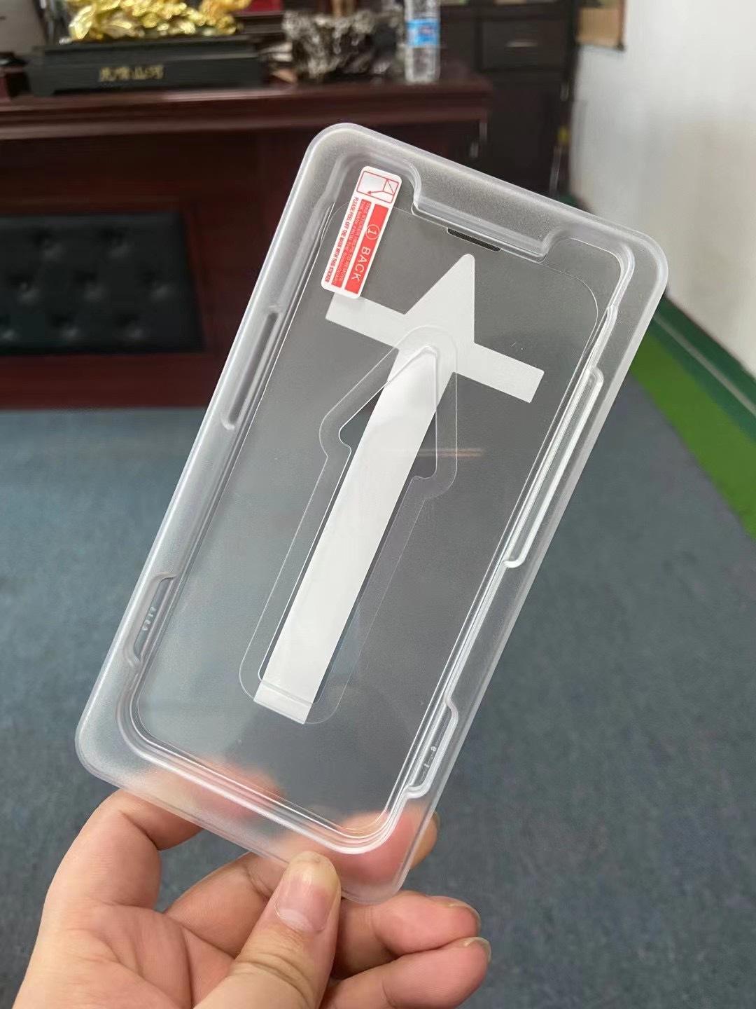 9h 3D 5D full curved cover wholesale phone tempered glass with easy frame For iPhone 13 pro max with Installation Kit Frame