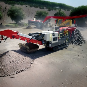 תופרת זהב ניידת מכונת ריסוק לסת עם מסך רטט עבור מחצבה כרייה ריסוק אבן מחצבה כרייה מצויד במנוע מנוע - Product Image 6