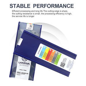 VBMT160408-NN LT10 100% plaquettes en carbure d'origine plaquettes de fraise plaquettes de fraisage plaquettes de fraisage - Product Image 2