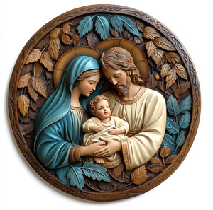 2025 Navidad Natividad de Jesús tridimensional oración Visual disco de resina arte artesanía placas adornos para el hogar - Product Image 4