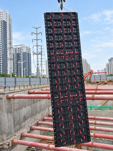 Panneau de coffrage en béton réutilisable ABS, système de moule pour colonne creuse réglable, installation rapide - Product Image 4