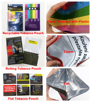 Bolsa de Tabaco Reciclable a Prueba de Olores, con Cierre Hermético, 30g 50g 100g, a Prueba de Humedad, Bolsa de Embalaje de Tabaco Personalizada