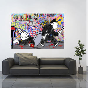 Alec Monopoly The New Street LOVE Series immagine da parete divertente per ufficio soggiorno decorazioni per la casa - Product Image 1