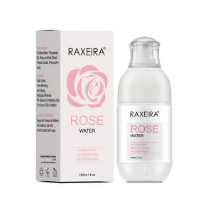 Private Label Nou rishing Refresh ing Glowing Feuchtigkeit spendende feuchtigkeit spendende Gesichts Make-up Entferner Toner Rose Water Spray