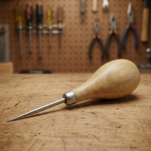 Poinçon de précision avec manche en bois plat et court pour la réparation de montres et la fabrication de bijoux | GS2086B - Product Image 2