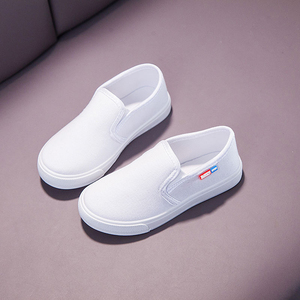 Vente en gros, nouveau design, chaussures confortables à semelle plate pour garçons, chaussures en toile décontractées à la mode pour enfants - Product Image 4