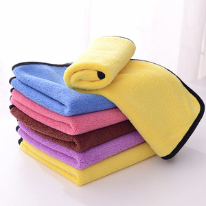 Toalla de microfibra para lavado de autos 40x30cm 500g, absorbente, de coral fleece, para limpieza de vehículos - Product Image 1
