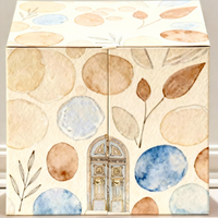 Boîte d'emballage de calendrier de l'avent avec tiroirs, logo personnalisé, luxe, recyclable, écologique, doublure en éponge, soins de la peau, bougies, cosmétiques