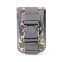 Porte-téléphone de sport multifonctionnel en tissu Oxford 800D camouflage pour activités de plein air, ceinture de chasse, pochette portefeuille pour téléphone