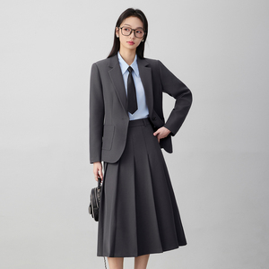 <span class=keywords><strong>Traje</strong></span> de Chaqueta para Mujer, Primavera y Otoño, Nuevo Estilo, para Estudiantes Universitarias, Entrevistas, Vestido Profesional, Overol - Product Image 5