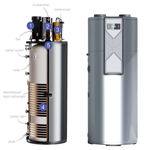 Pompe à chaleur tout-en-un MICOE R290 avec revêtement intérieur émaillé bleu, échangeur de chaleur hydronique solaire - Product Image 1
