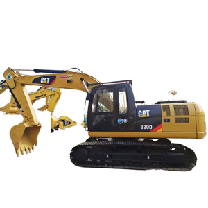 Excavadora hidráulica de cadenas Caterpillar 320D original de Japón, máquina de potencia estable para trabajos de excavación de cimentaciones. - Product Image 1