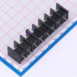 ZX-DG10-9.5-8P Barrier Terminal Block Through hole Component (THT),P=9.5mm Connector - Product Image 2
