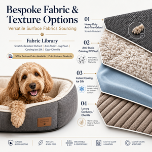 Cama Sofá Personalizada <span class=keywords><strong>para</strong></span> Mascotas, Duradera y Cálida, con Impresión de Logotipo, Lavable, <span class=keywords><strong>para</strong></span> Perros y <span class=keywords><strong>Gatos</strong></span> - Product Image 2