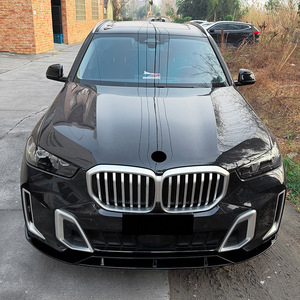 Amp-Z Front Lip Splitter Carbon Fiber Texture Matte Finish For Bmw X5 G05 Lci M Sport 2023 Body Kit Modification - Product Image 2