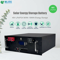 5KWh 10KWh 51.2V 100Ah 200Ah Rak Server LiFePO4 Paket Baterai Rumah Rak Mounted Lithium Solar Sistem Penyimpanan Energi Rumah Tenaga Surya
