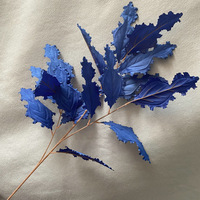 38 styles d'arrangements de fleurs en soie bleu royal pour la décoration de mariage, fleurs artificielles bleu marine