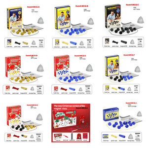 Gioco di Scacchi Magnetico con Pedine Grandi e Corda, Gioco da Tavolo Strategico per Famiglia, Viaggi, Campeggio, per 2 Giocatori - Product Image 6