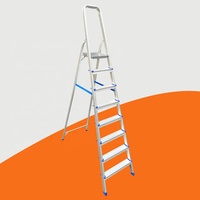 Plate-forme d'entrepôt pliante en aluminium léger pour escaliers domestiques 3/4/5/6/7 échelle escada aluminio