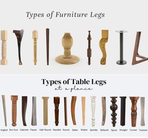 이것은 나무 cabriol 소파 다리 빈티지 435mm 단단한 나무 가구 다리 발 미완성 조각 나무 퀸 앤 의자 다리 - Product Image 2
