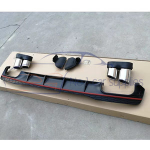Piezas de Modificación de Automóviles, Difusor Trasero S7 con Tubo de Escape para <span class=keywords><strong>A7</strong></span> Versión Deportiva 2019 2020 <span class=keywords><strong>2022</strong></span> - Product Image 3