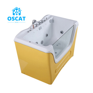 OSCAT EURPET in plastica acrilica toelettatura animale pulizia vasca da bagno con SPA e ozono - Product Image 1