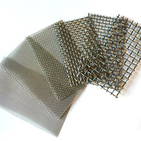 Tamis vibrant tissé à armure toile en acier inoxydable galvanisé pour filtre minier, soudage par pliage.