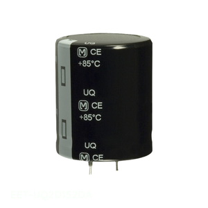 Condensateur traversant à allogement encastré 1500 µF 20 % 200 V, référence EET-UQ2D152DA, Distributeur agréé - Product Image 1