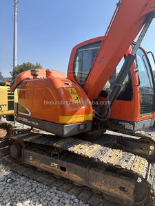 รถขุดไฮดรอลิกแบบตีนตะขาบ Doosan DX85-9C/DX75/DH60 มือสอง น้ำหนัก 8.5 ตัน ชั่วโมงการทำงานต่ำ ได้รับการรับรอง EPA CE เครื่องยนต์ เกียร์ PLC แบริ่ง - Product Image 2