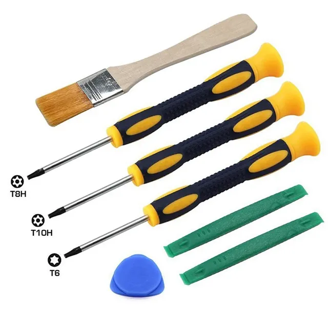Game Console, Computer Disassembly Screwdriver Kit, Hexagonal with Holes, T6, T8H, T10, Computer Repair Accessories