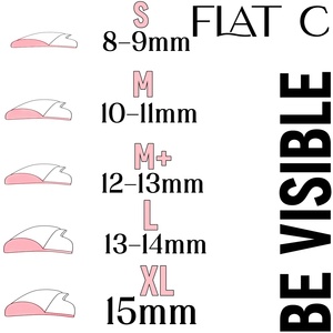 Liber Tấm Chắn Nâng Lông Mi Làm Đẹp Tấm Lót Uốn Lông Mi Mềm Tấm Bảo Vệ Cong C Phẳng 5 Kích Cỡ Tấm Bảo Vệ Siêu Sáng Để Uốn Cong Nâng Màu - Product Image 6
