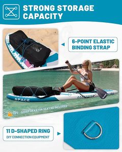 Tabla de Paddle Surf Inflable SUP Factory 11'*34" para Deportes Acuáticos, Surf y Recreación al Aire Libre DM22/3 Falimy - Product Image 6