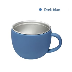 Tasse d'apprentissage pour bébé en silicone de haute qualité et acier inoxydable 304, résistante aux chutes, sûre pour les enfants, à commande manuelle - Product Image 1