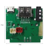 Papan Amplifier JLH-112 KUALITAS PABRIK 2*5W BT dengan Mikrofon, EQ, USB, TF, Layar, Memori 256G, Dukungan MP3/WAV, Radio FM, Lampu RGB