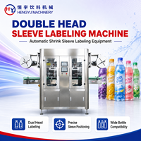 Machine d'étiquetage automatique électrique à double tête Hengyu économique et à faible entretien pour ligne de production de bouteilles
