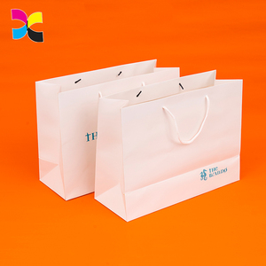 Bolsa de Papel Personalizada, Bolsa de Compras, Bolsa de Regalo, Impresión de Logotipo Personalizado, Impresión Offset a Color de Alta Calidad, Directo de Fábrica - Product Image 1
