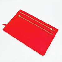 Portefeuille de voyage simple en cuir PU pour hommes et femmes, porte-passeport, porte-billets d'avion, porte-cartes de crédit, avec 4 compartiments zippés