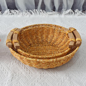 تصميم مخصص سلال تخزين من الخيزران صناعة يدوية 100% مقاوم للماء ومتين مواد سلامة الطعام من قصب الخيزران - Product Image 3