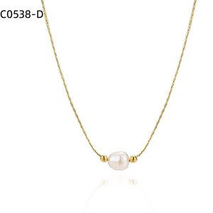สร้อยคอแฟชั่น DE PERLAS C0538 สำหรับผู้หญิง เครื่องประดับคุณภาพสูง - Product Image 2