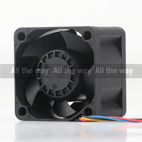 Kipas Pendingin Sunon 5V 24V 48V DC 12V 13.8W AC EC 4028 40X40X28MM 4CM PWM Pengubah Kecepatan Senyap 4-kabel PF40281BX-D330-S99