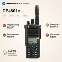 Radio portable DMR Motorola DP4801e d'origine, VHF 5W ou UHF 4W, 1000 canaux, GPS, Bluetooth, WiFi, IP68, clavier complet pour utilisation en équipe