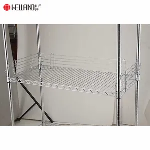 Manufacturer Custom Wire Shelf Ledge Rack For Prevent Round Items From Falling Off Shelves