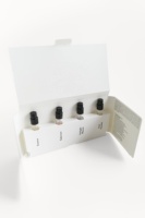 Impression personnalisée 5 pièces 7 pièces ensemble de parfums testeur d'échantillons 2ml 3ml flacon livret boîte-cadeau en papier avec insertion